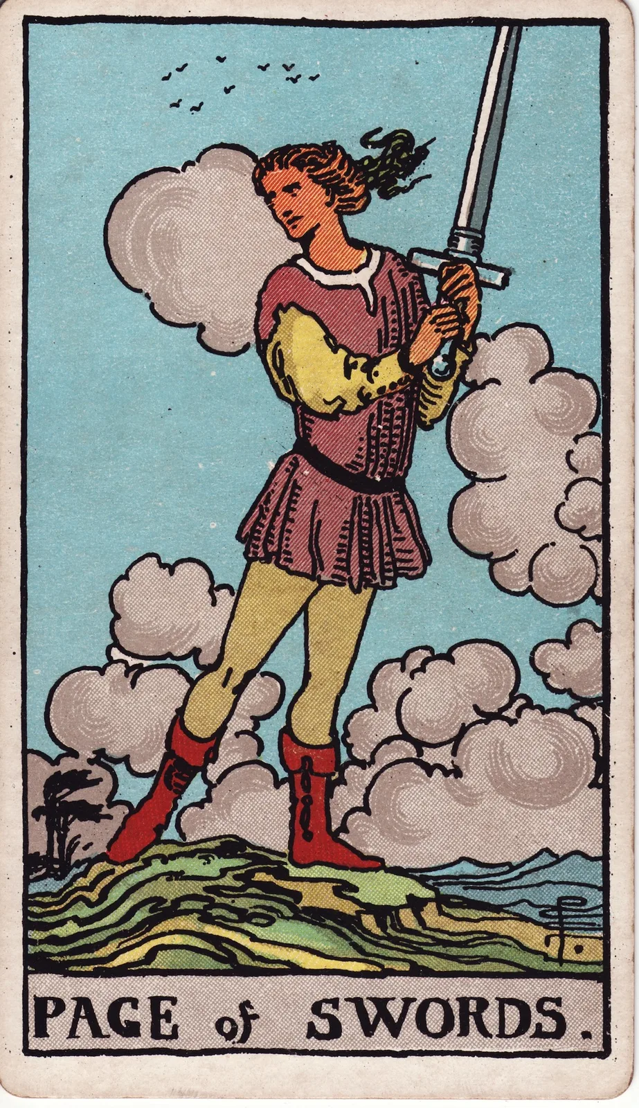 Page of Swords reversed