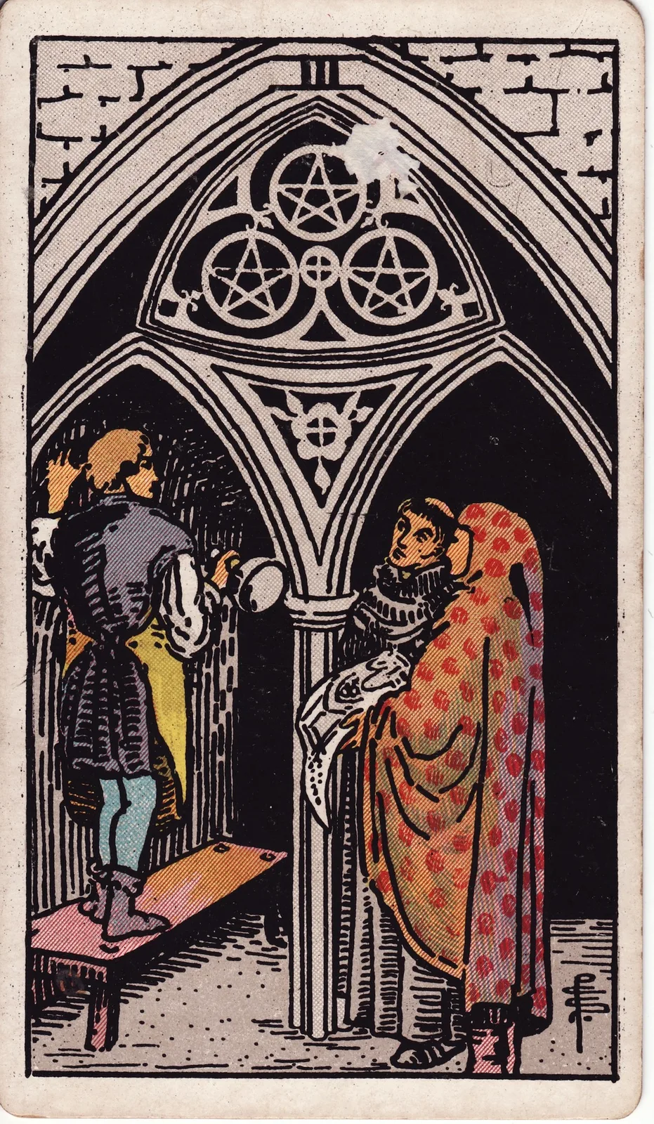 Three of Pentacles reversed