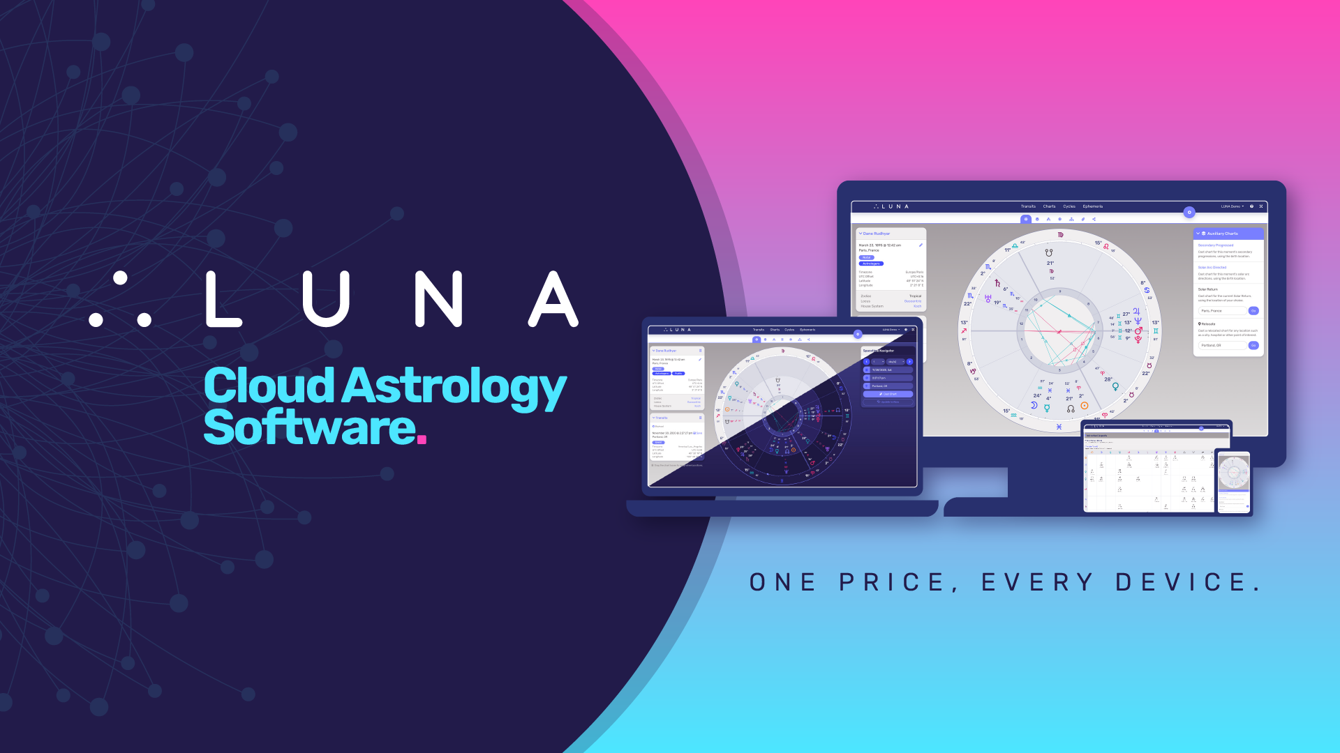 LUNA Astrology — Cloud Astrology Software